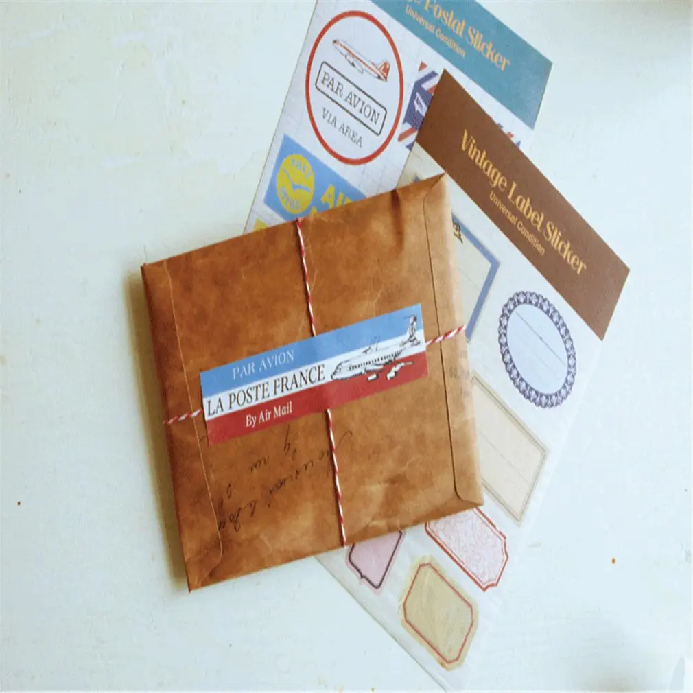 1 шт винтажный уникальный дизайн крафт-бумага открытка поздравительная День