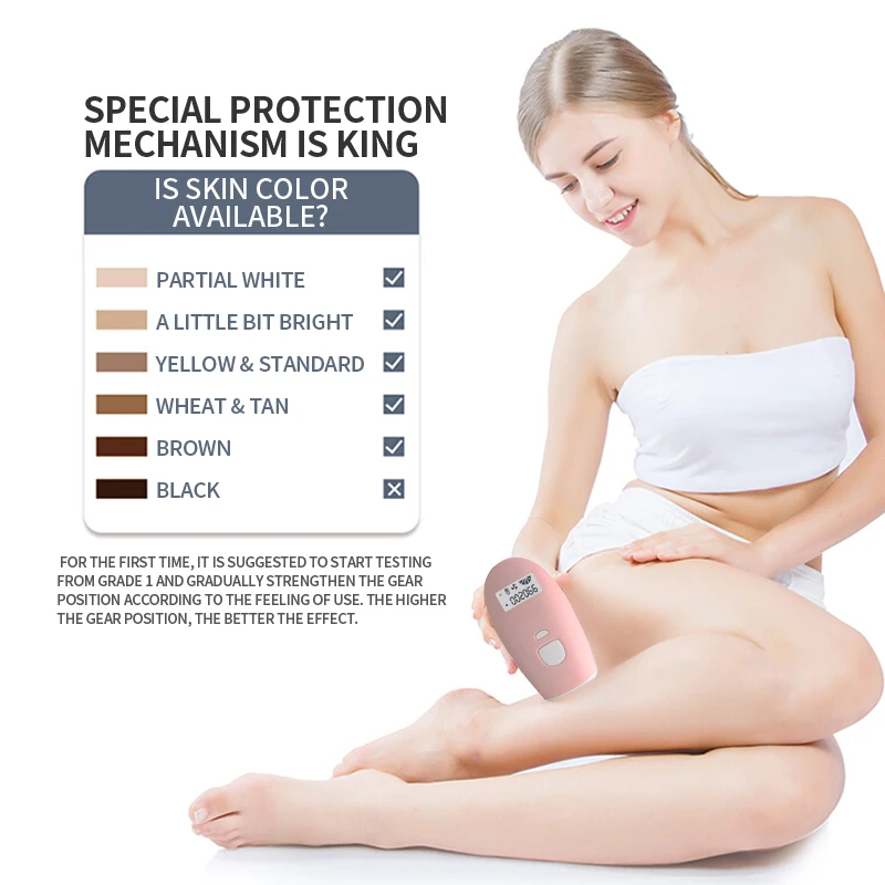 IPL лазер для удаления волос с ЖК дисплеем 990000 вспышек эпиляторы фотоэпилятор