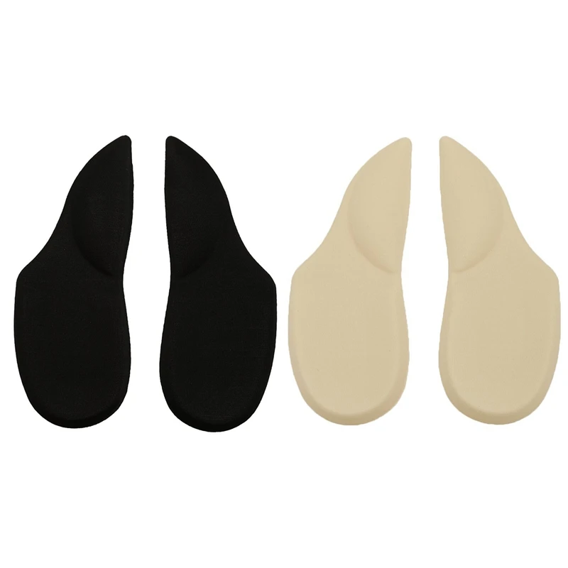 

Стельки Женские с поддержкой свода стопы, поддержка плоскостопия, стельки на высоком каблуке, персиковые и черные, 2 пары