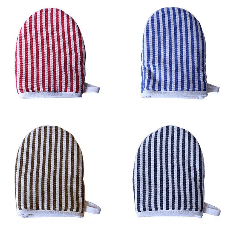 

1 Pair Cute Non-slip Yellow Gray Cotton Fashion Kitchen Cooking Microwave Gloves Baking BBQ Potholders Oven Mitts