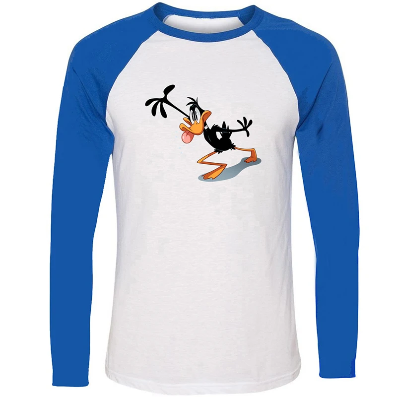 jfRCBL1325C Porky Pig Looney Tunes Hungry Taz Mania Looney Tunes Дизайнерская мужская футболка с принтом для парней футболка с графическим принтом хлопковые футболки с длинными рукавами - Цвет: jfRCBL1325C