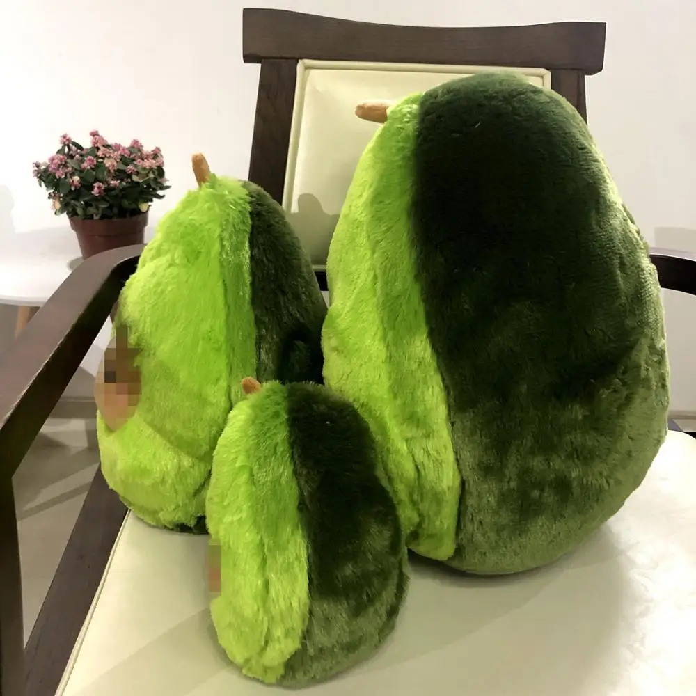 ZGY 30/40 см авокадо плюшевая подушка мягкие игрушки Подушка Kawaii peluches aguacate фруктовая