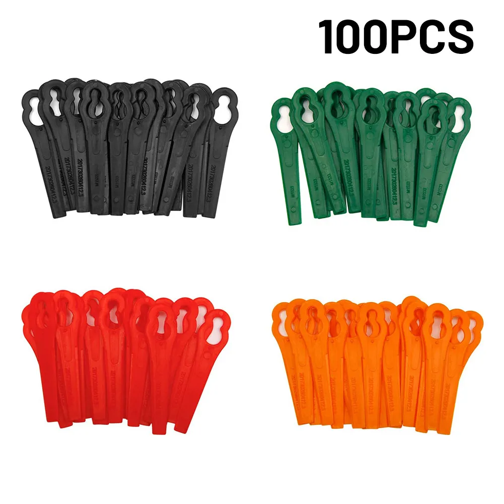 

Replacement Trimmer Blade Tools Trimmer 100pcs Accessories Blades Cutter For Garden Trimmers, Trimmers And Lawn Mower Blades