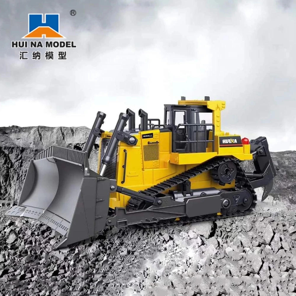 Последняя версия 2020 масштаб 1/16 бульдозер Huina 1569 RC 7 4 В 600 мАч 9 каналов доставка со