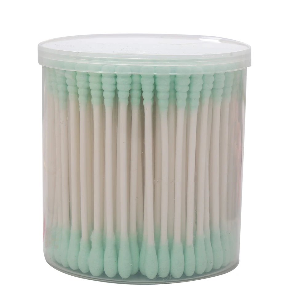 200Pcs Sharp Round Spiral Head Cotton Swabs Ear Picks Cosmetics Cleaning Sticks Double Sided Design Cosmetic Tool | Красота и