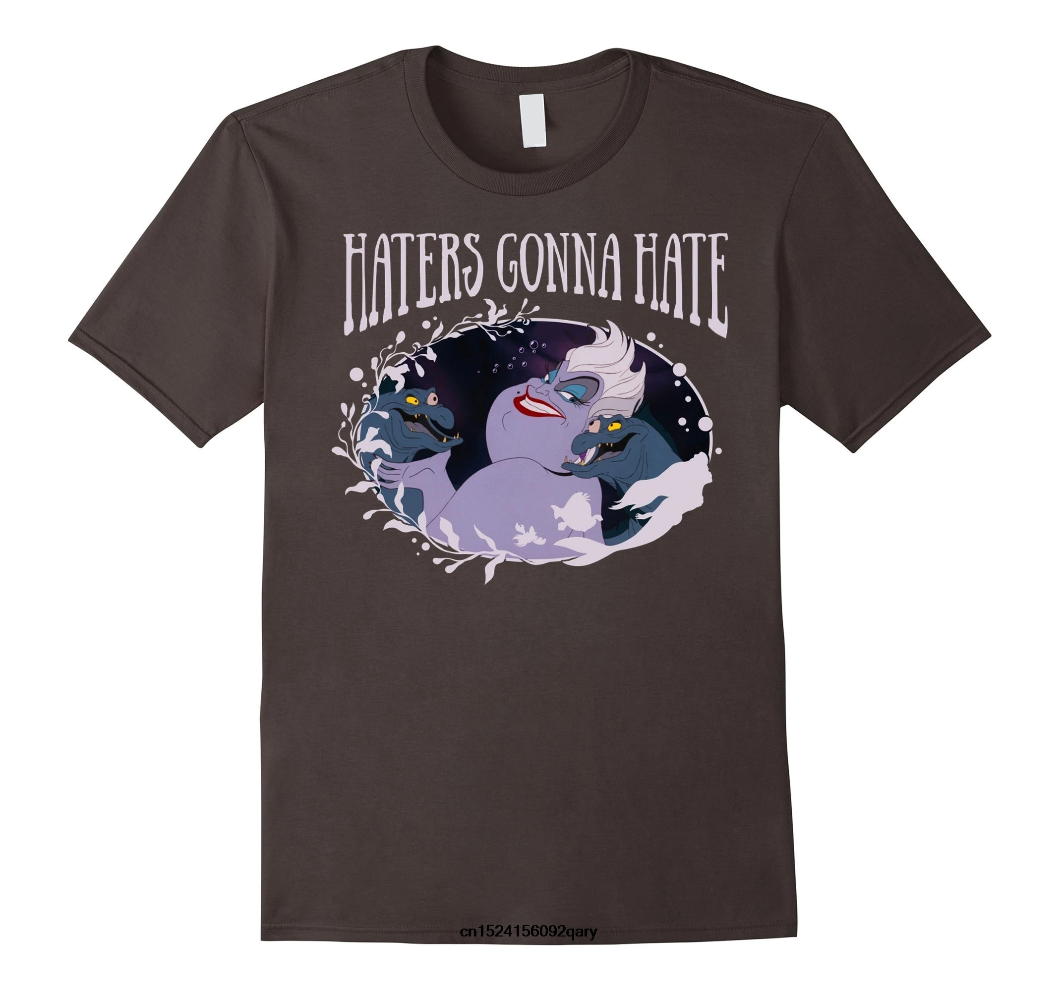 Мужская забавная футболка для женщин и мужчин крутая с русалочкой Ursula Haters Gong Hate