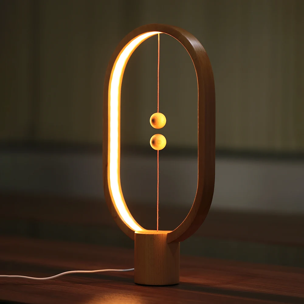 NEWKBO магнитный баланс светодиодный Ночной свет Баланс дизайн переключатель лампа