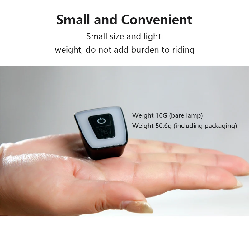 Велосипедный фонарь водонепроницаемый задний с зарядкой от USB светодиодный для