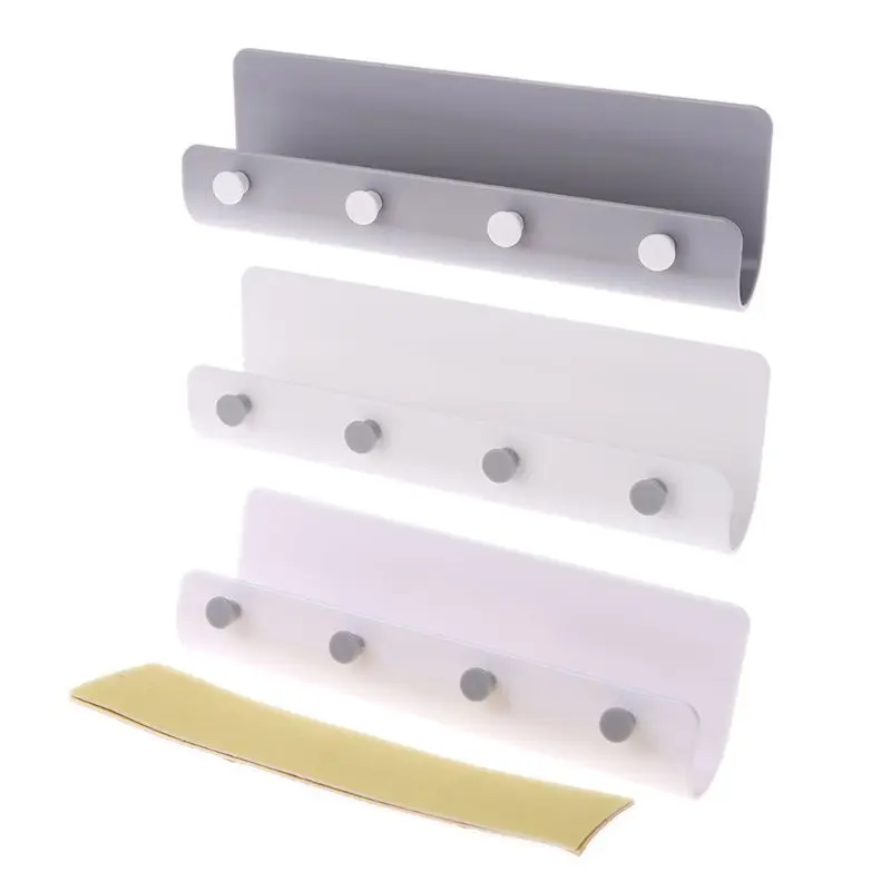 Настенный держатель для ключей 4 крючка|Крючки и направляющие| |