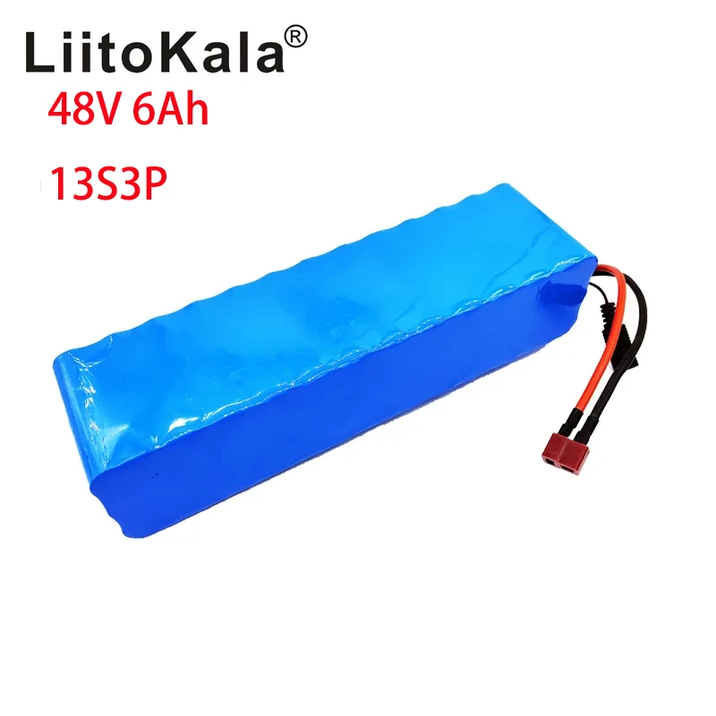 Аккумулятор LiitoKala 48 В 6 А · ч 13s3p 18650 + зарядное устройство 2 | Электроника