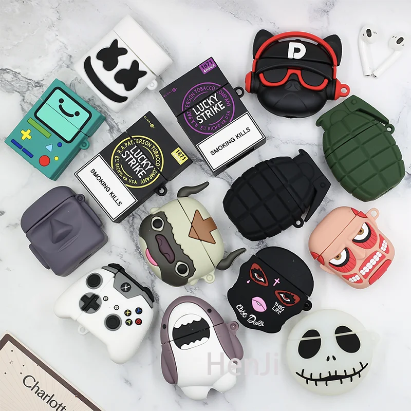 Пасхальный остров Камень Статуя беспроводной Чехол для наушников Apple AirPods 2