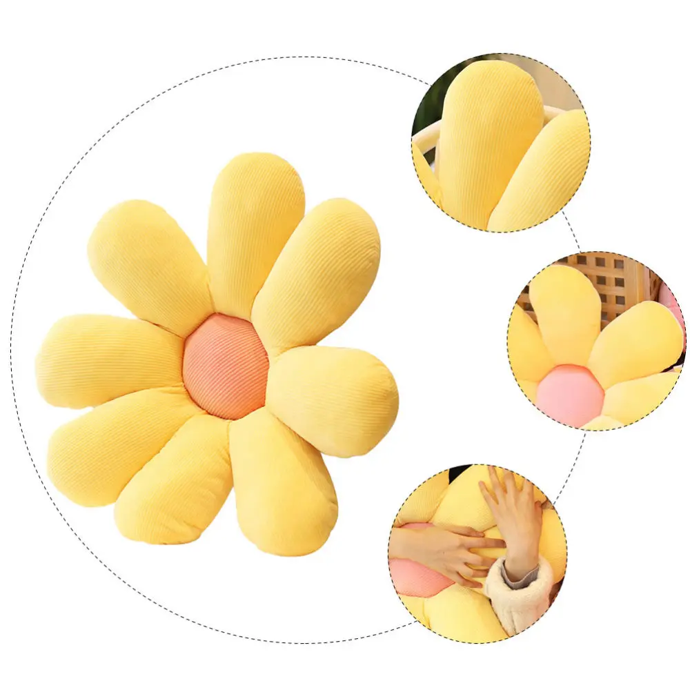 

1pc Chair Pad Seat Cushion Flower Shape Chair Mat Fashion Office Seat Cushion