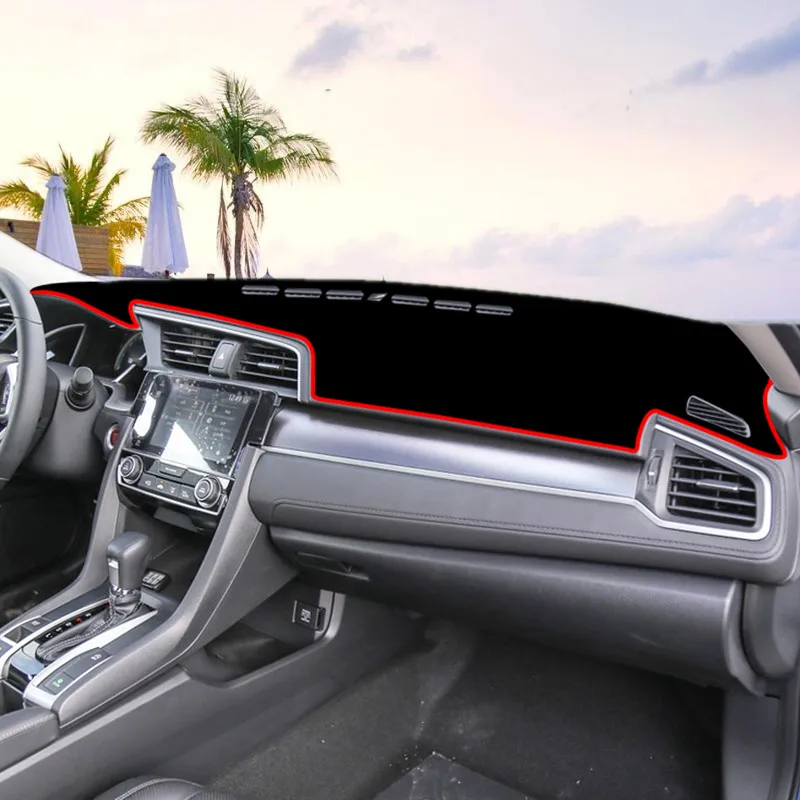 

For Honda's Tenth Generation Civic Sunshade Mat Car Interior Modification Dashboard Center Console Sunscreen Mat Light-proof pad