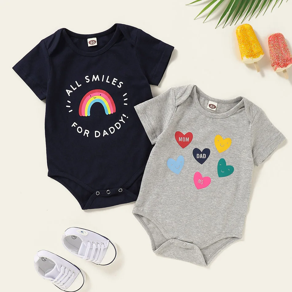 Детский Яркий комбинезон одежда для мальчиков и девочек летняя дешевая