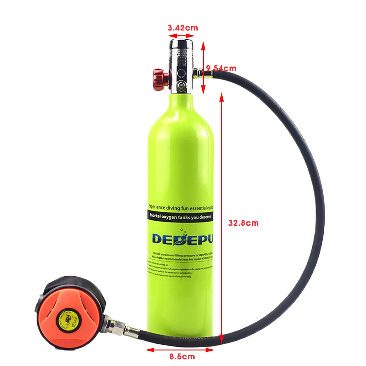 Комплект баллонов для подводного плавания 1 л дайвинга воздушный клапан
