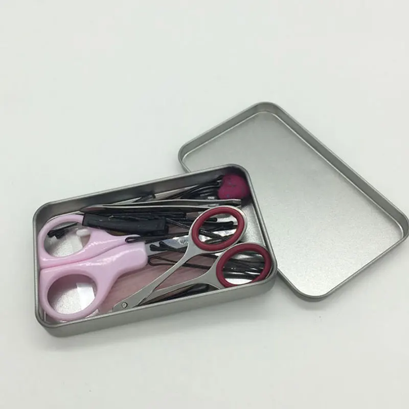 

Mini Iron Box Slide Cover Storage Box Wedding Jewelry Pill Cases Portable Tin Boxes Container Cosmetic Organizer 1 Pieces