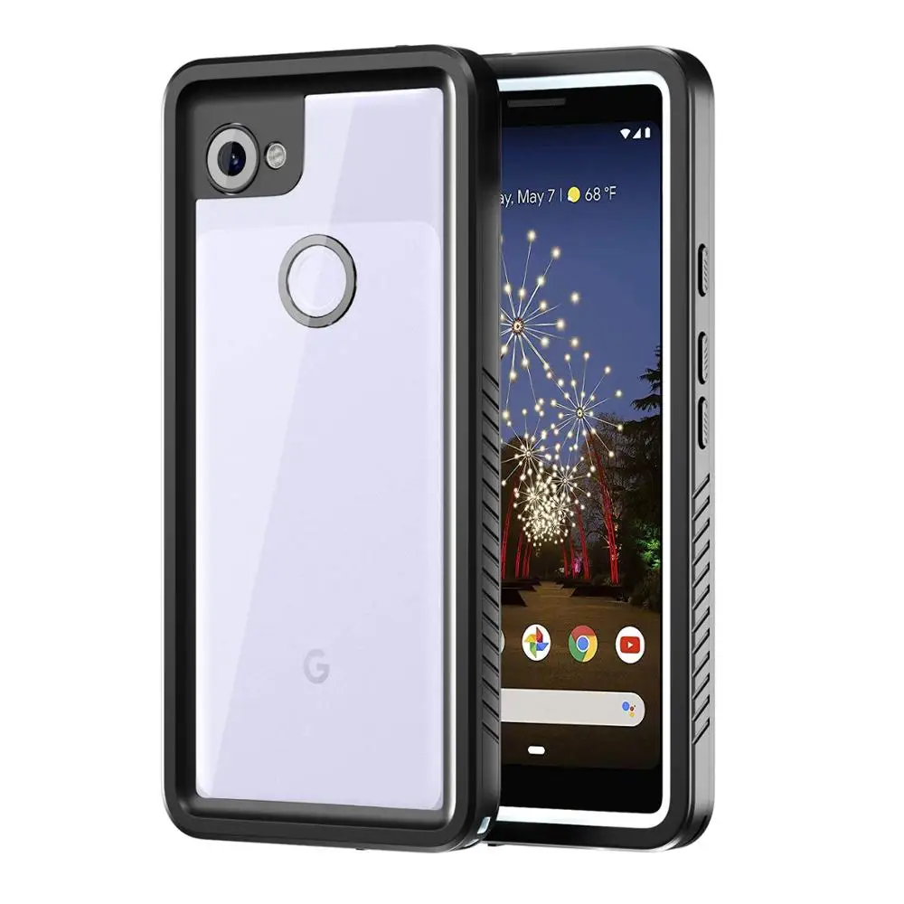 

Водонепроницаемый чехол для Google Pixel 3a, Встроенный протектор экрана, полноразмерный ударопрочный пылезащитный чехол для телефона 3a XL