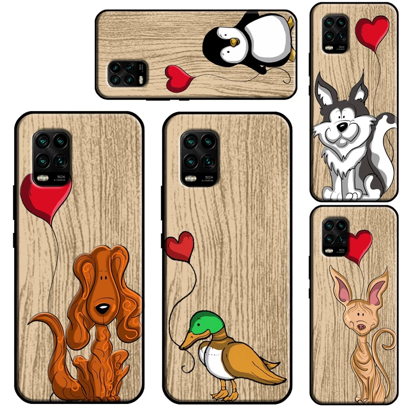 Whippet Irish setter dog love heart Case For POCO X3 Pro GT F1 F2 F3 M3 M4 X4 Pro Back Cover For Xiaomi 11T 12 Pro Mi 11 Lite