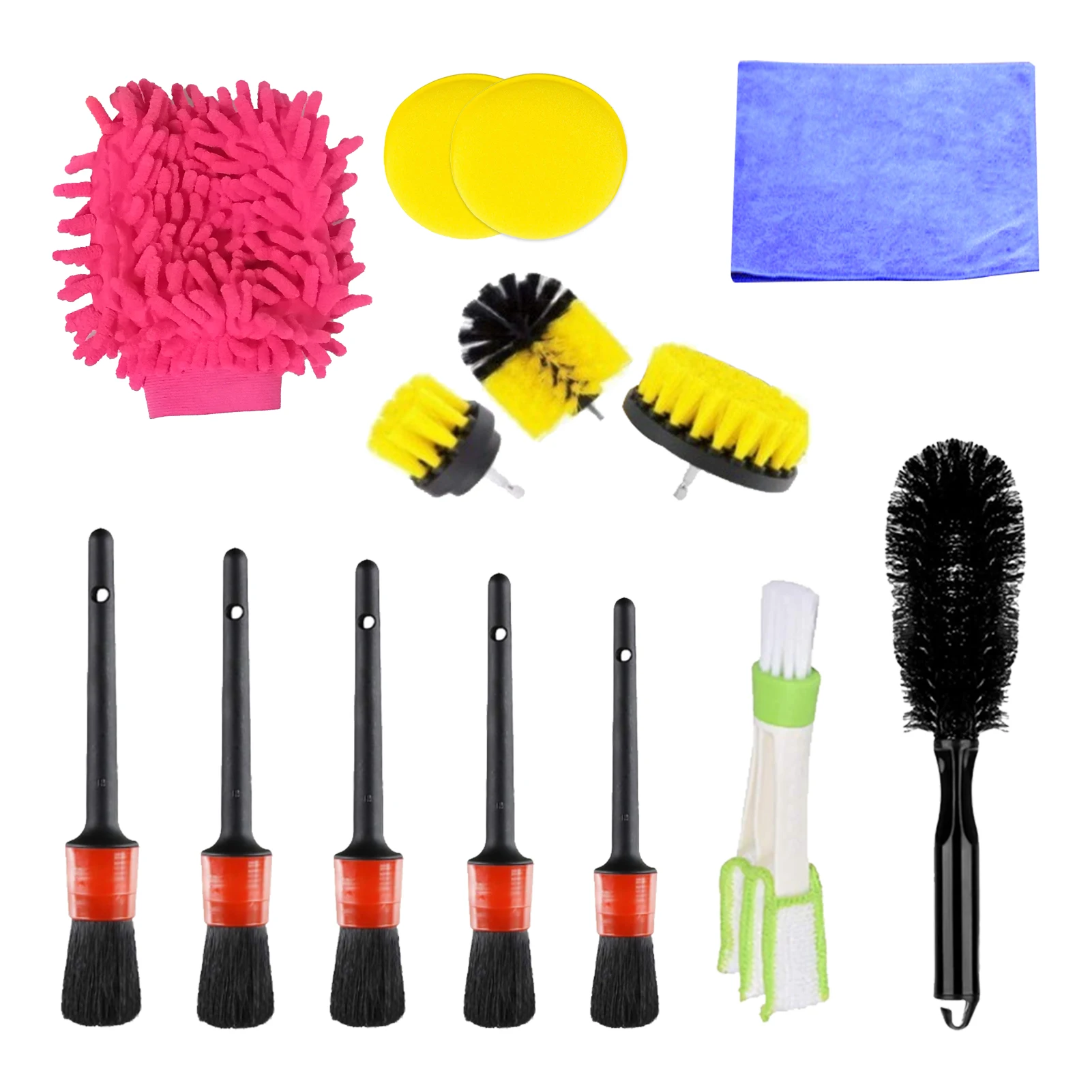 

14 шт., щётки для мойки автомобиля