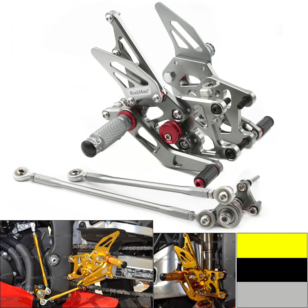 Задний комплект Rearsets для ног Аксессуары отдыха подножек тормозной рычаг