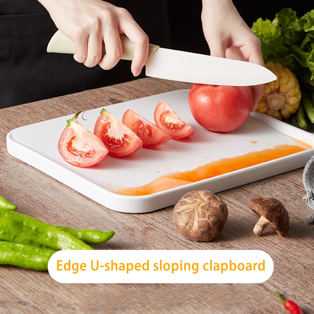 U образная разделочная доска овощи фрукты мясо хлеб Разделочные Блоки поднос для