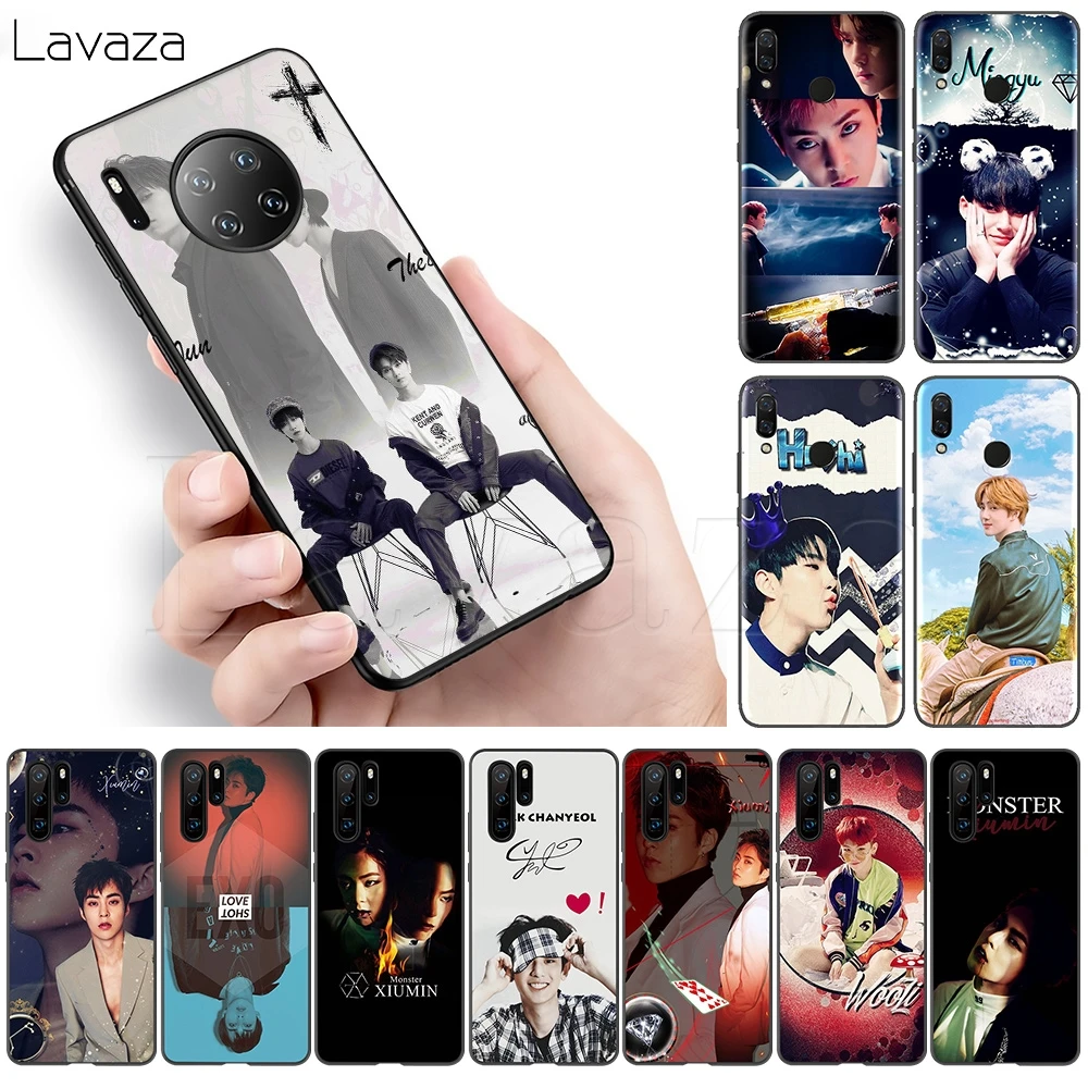 Фото Мягкий чехол Lavaza EXO xiumin для Huawei Honor 30 V30 Nova 6 7 P40 SE Pro Max 4G 5G|Бамперы| - купить
