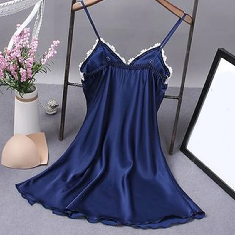 

Sexy Silk Dressing Babydoll Lace Lingerie Belt Bath Robe Nightwear Women Sexy Nightwear Female Bathrobes
