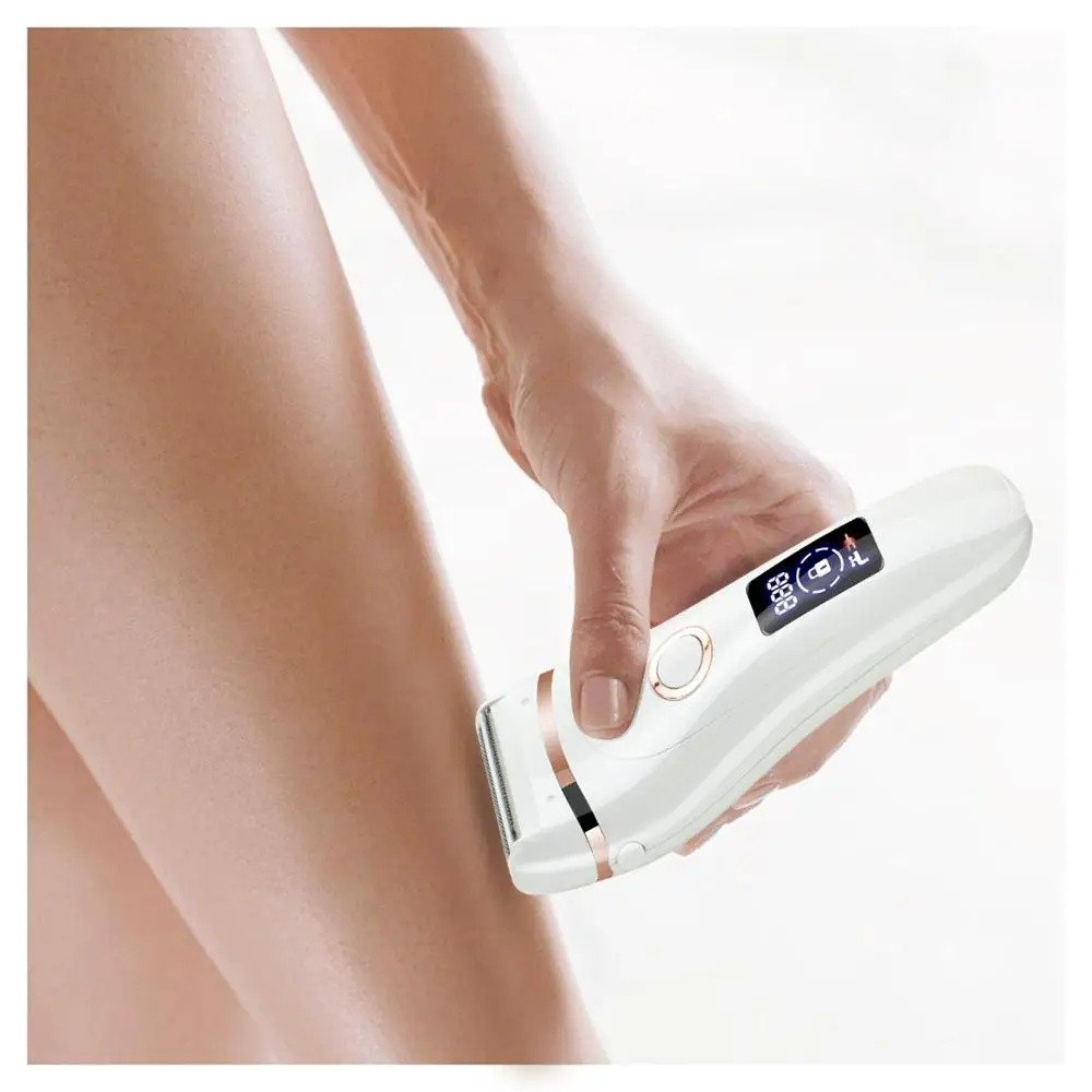 Новый USB зарядка леди бритва светодиодный ЖК-дисплей зачистки Эпилятор