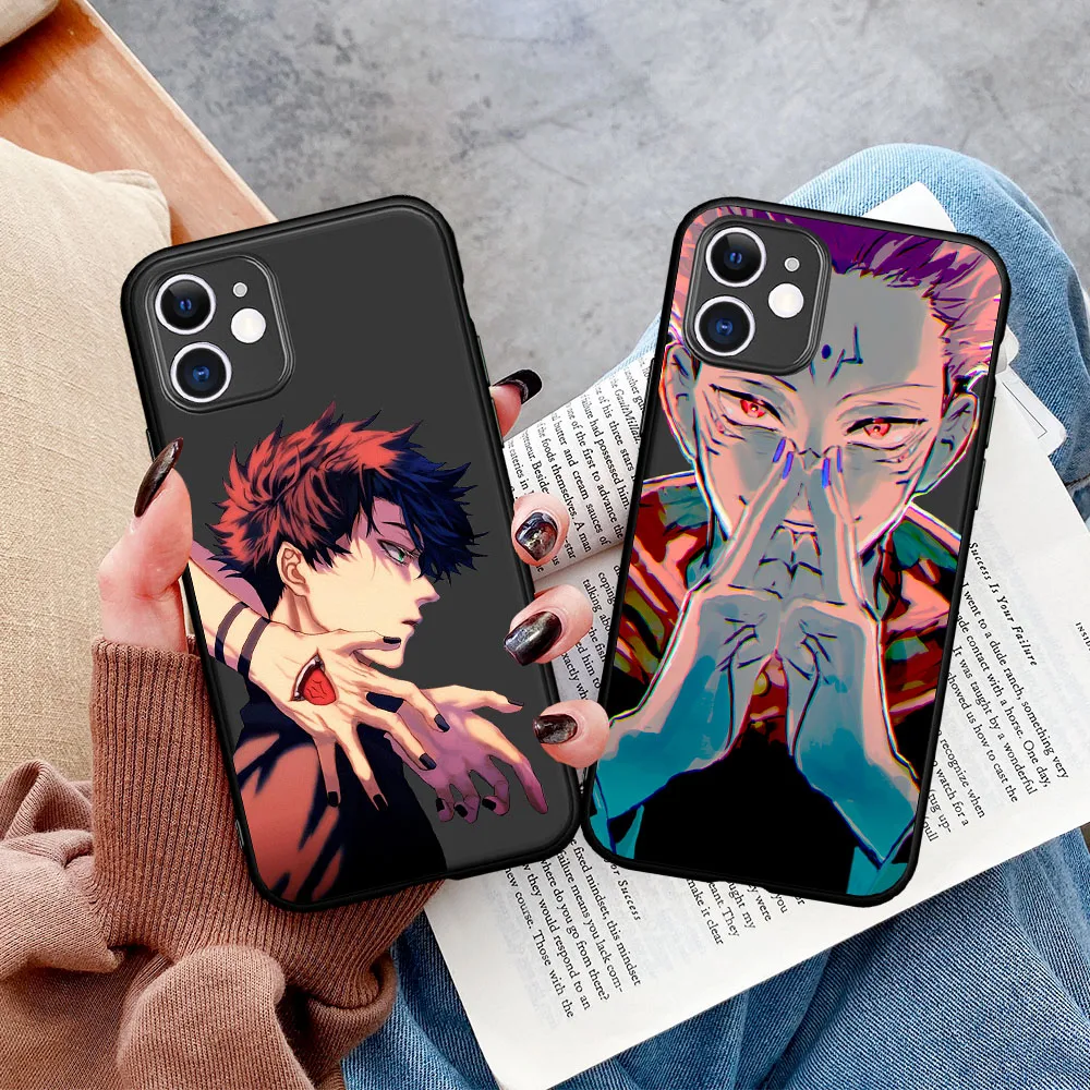 

Hot Anime Jujutsu Kaisen Yuji Itadori Satoru Gojo Soft Phone Case For iPhone 12 11 Pro Max 8 7 6 6S Plus XR X XS Max 5 5S SE2020