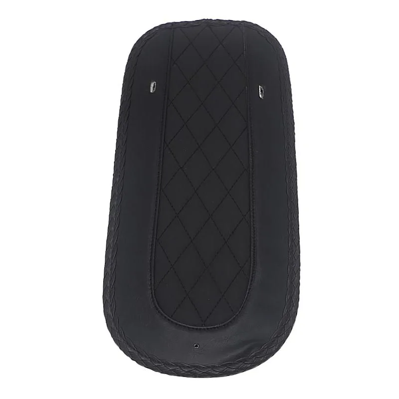 Черные Запчасти для мотоциклов черный кожаный нагрудник заднего крыла с