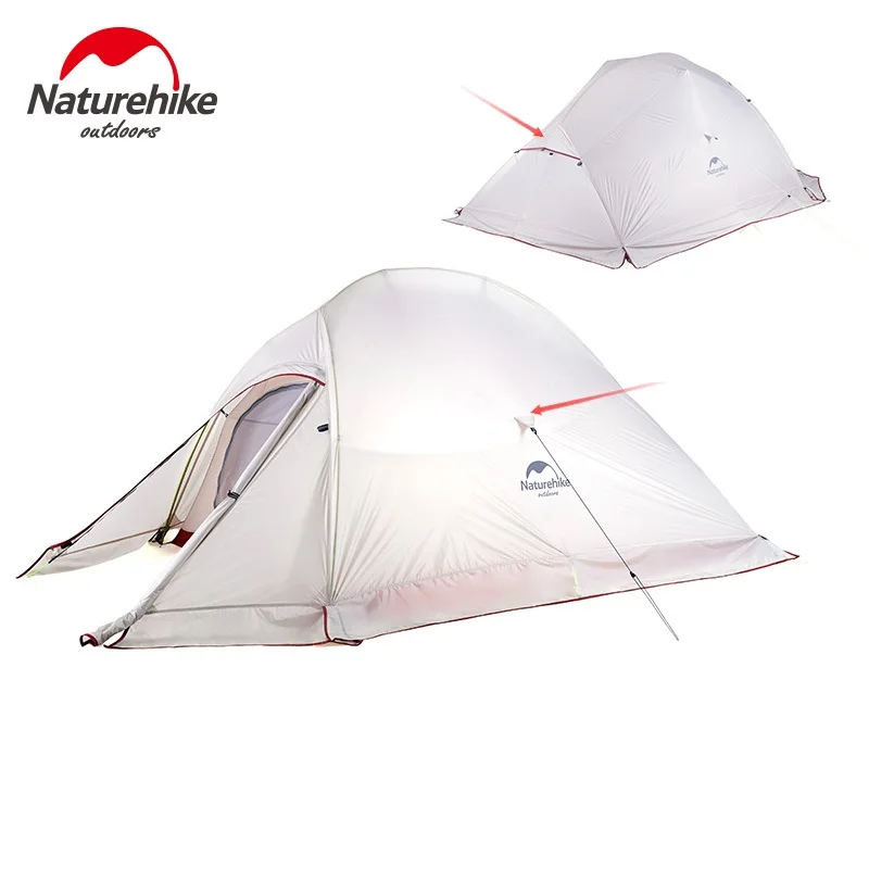 Палатка для кемпинга Naturehike Cloud Up 2 1 человек 3-4 | Спорт и развлечения