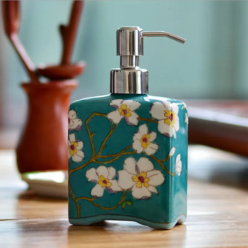 Красивая Ручная Краска коллекционное домашнее декоративное мыло диспенсер