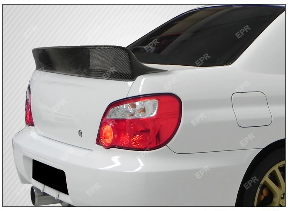 Углеродное крыло губы для SUBARU Impreza GDA GDB GDC Gen 7-9 RB стиль стекло FRP задний спойлер обшивка для Impreza Racing