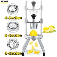 vevor lemon wedge slicer chopper 468 section commercial limes wedger fruit vegetable cutter home kitchen appliance gadgets