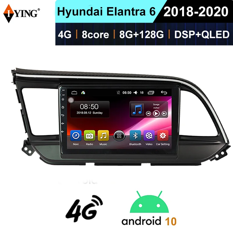 IYING автомобильный планшет Carplay Android Радио Мультимедийный Bluetooth авторадио радио FM