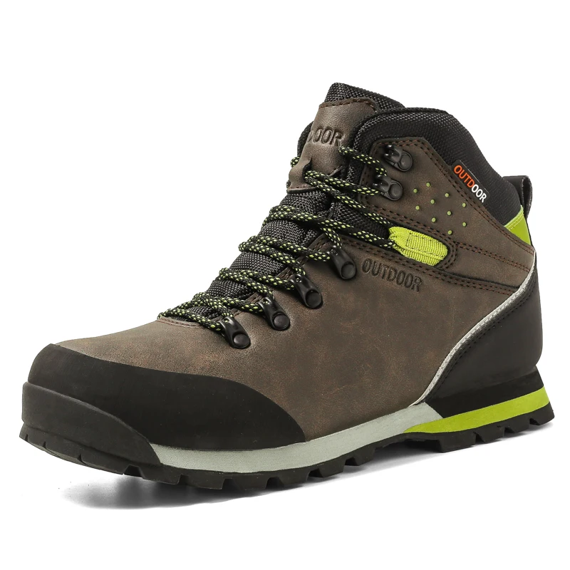 Men Women High Top Big Size Hiking Shoes Durable Waterproof Anti-Slip Outdoor Climbing Trekking Military Tactical Boots | Спорт и
