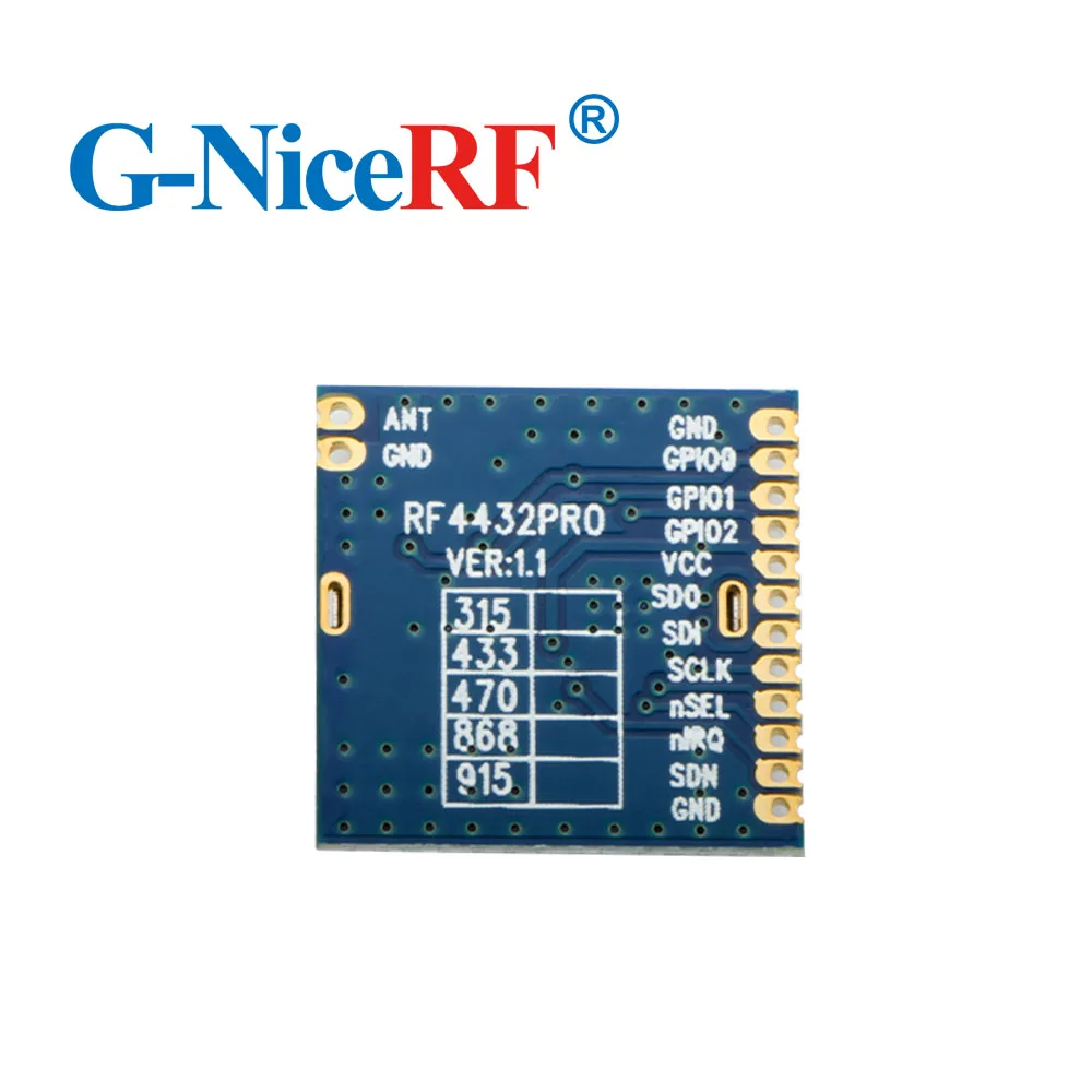 Высокочувствительный модуль трансивера RF4432PRO 2 шт./лот 121 дБм и 100 мВт интерфейс