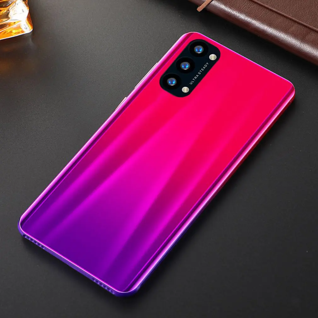

Reno4 Pro Smartphone 5.8 Inch Smartphone 512M+4G 3D Glass Plated Back Cover High Definition Rear Camera Red