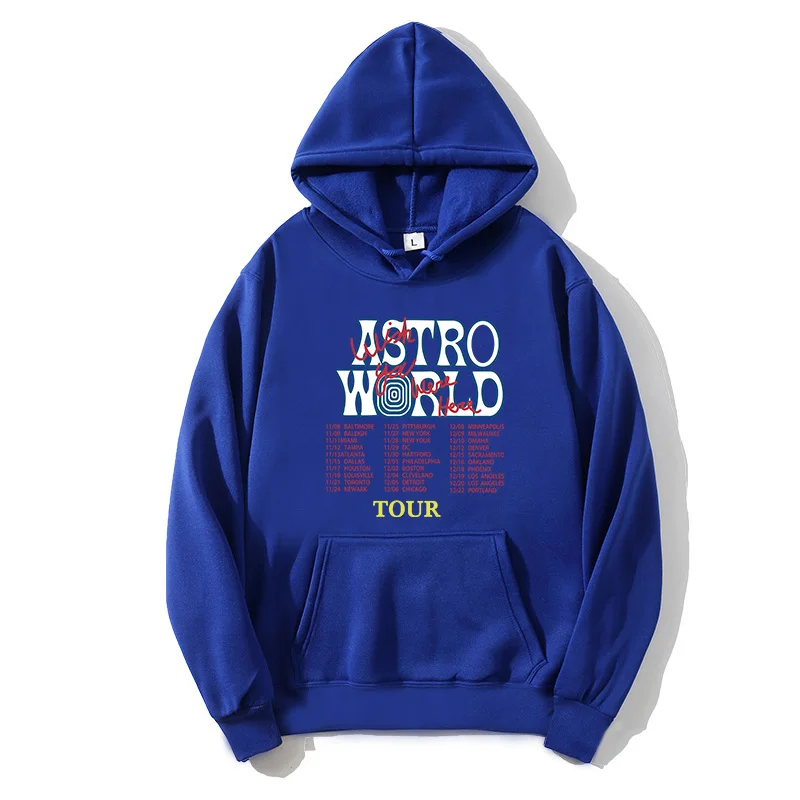 

2021TRAVIS SCOTT ASTROWORLD WISH YOU WERE HERE HOODIES fashion letter ASTROWORLD HOODIE streetwear Man woman Pullover Sweatshirt