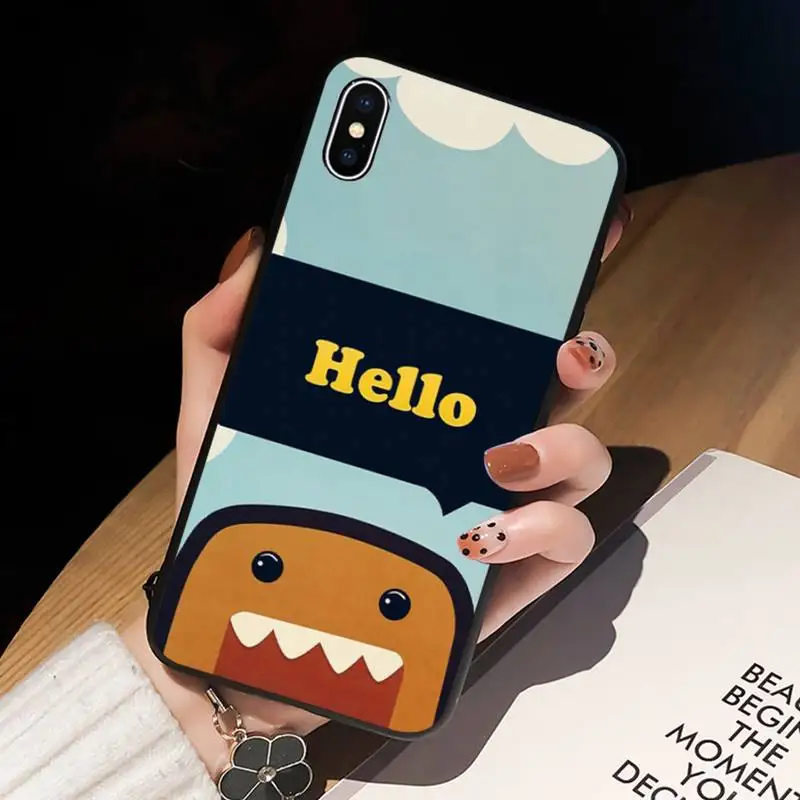 Милый чехол для телефона RUICHI Domo-kun iPhone 11 12 Mini 13 Pro XS Max X 8 7 6s Plus 5 SE XR - купить по