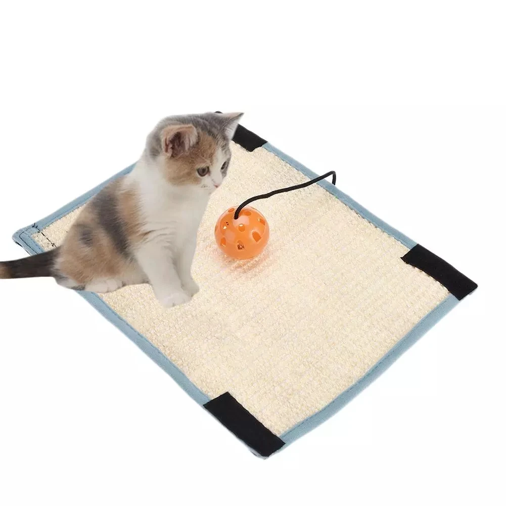 

Cat Scratch Board Sisal Cat Scratcher Kitten Mat Climbing Tree Chair Table Sofa Legs Mat Furniture Protector Pad For Cat Toys