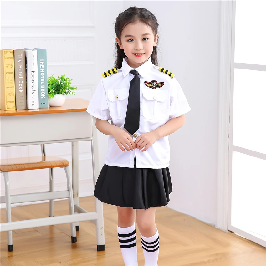 Новые детские карнавальные костюмы на Хэллоуин для мальчиков летная форма ВВС