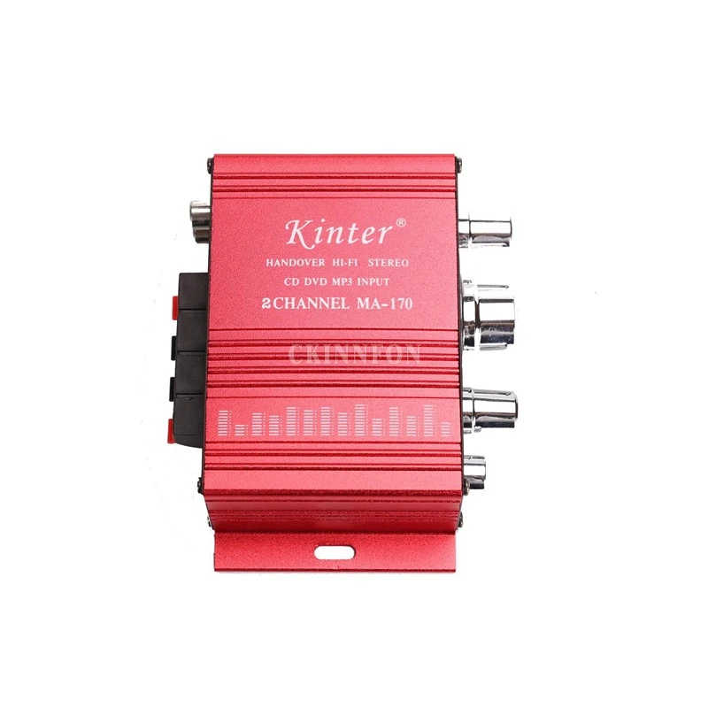 50 шт./лот Kinter Ma 170 DC12V Mini 2 0 20 Вт + аудио мотоцикл автомобильный усилитель|car amplifier|kinter