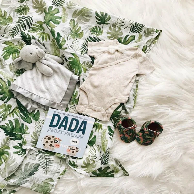 Baby Muslin Swaddle Blankets Set Newborn Cotton Bamboo Swaddles Wholesale |