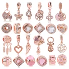 Boosbiy, 2 шт., искусственная подвеска в виде сердца, подходит для браслетов и ожерелий Pandora, аксессуары для изготовления ювелирных изделий