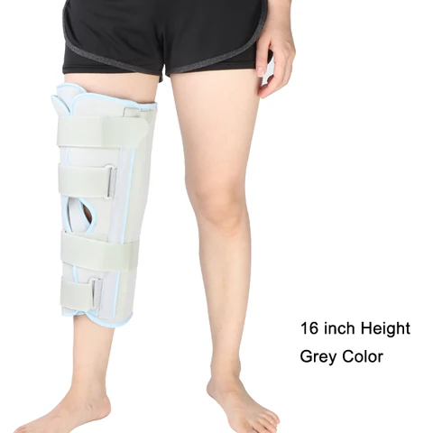 Регулируемый навесной иммобилайзер для колена для взрослых до колена для детей, в том числе и фигурная скобка при переломе коленной чашечки Поддержка поражений суставов хирургии протектор