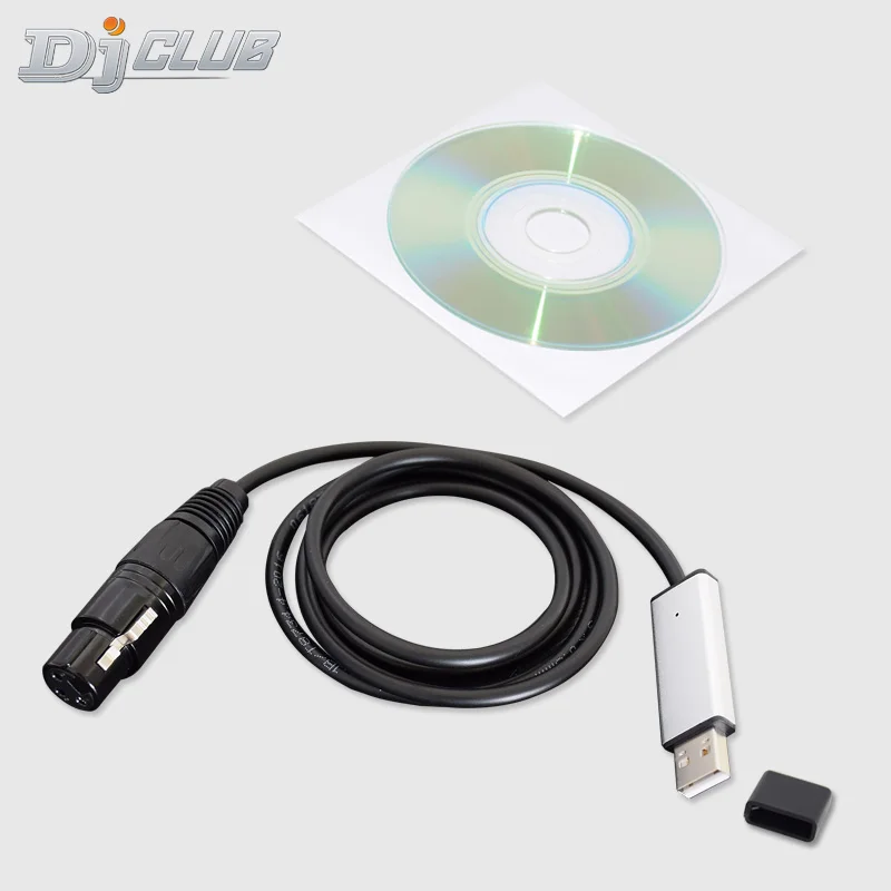 Кабель адаптер Usb к Dmx для сцсветильник контроллер Dmx512 с регулятором яркости