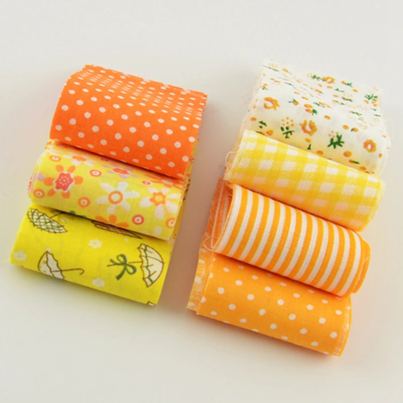 Telas De Algodon Para Patchwork 7 шт./лот розовая тема 5 см x 100 100% хлопок ткань полоски желе рулон