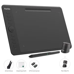 parblo intangbom graphic drawing tablet support android phone digital handwriting tablet tilt function battery free stylus free global shipping