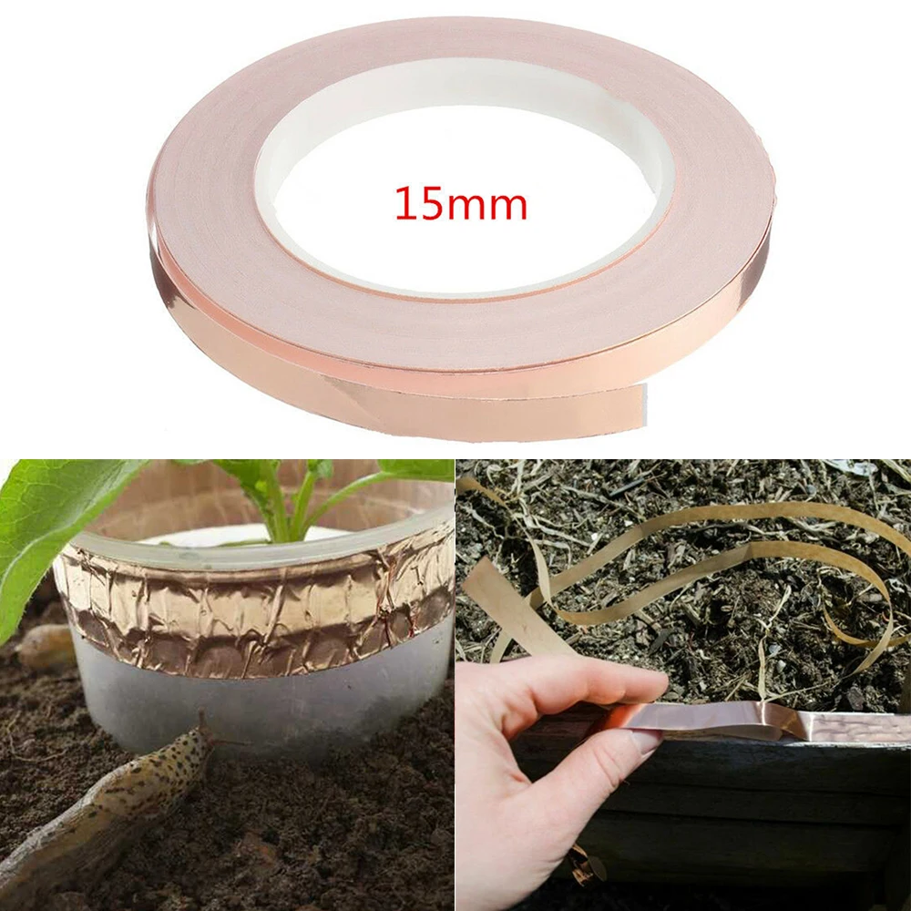 30 м клейкая проводящая медная рулонная лента Репеллент для гитарного пикапа